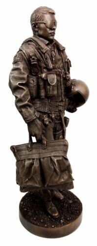 Ebros Gift F-22 Raptor Jet Pilot Military Speed Aircraft Fighter Plane Figurine 12.25"H