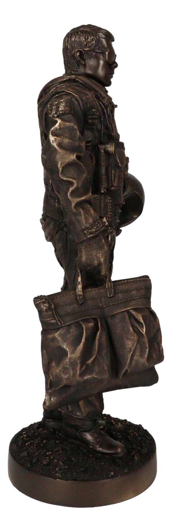 Ebros Gift F-22 Raptor Jet Pilot Military Speed Aircraft Fighter Plane Figurine 12.25"H