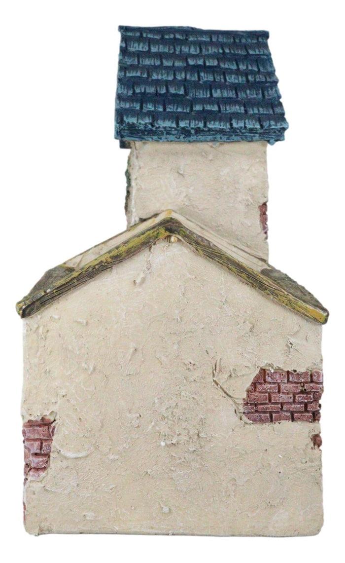 Ebros Gift Fairy Garden LED Light Mediterranean Cottage Floral Planter House Mini Figurine