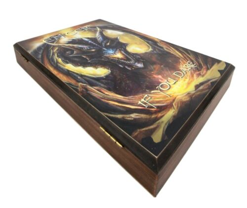Ebros Gift Fantasy Enter The Dragon Lair Book Shaped Multiple Keys Secret Storage Organizer