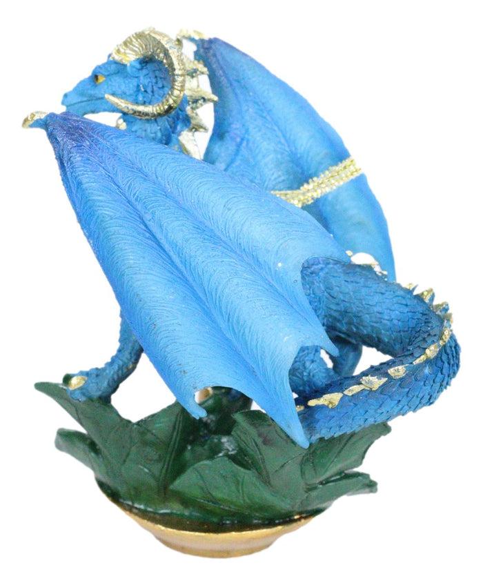 Ebros Gift Fantasy Holiday Spirit Blue Advent Candle Dragon Christmas Tree Hanging Ornament