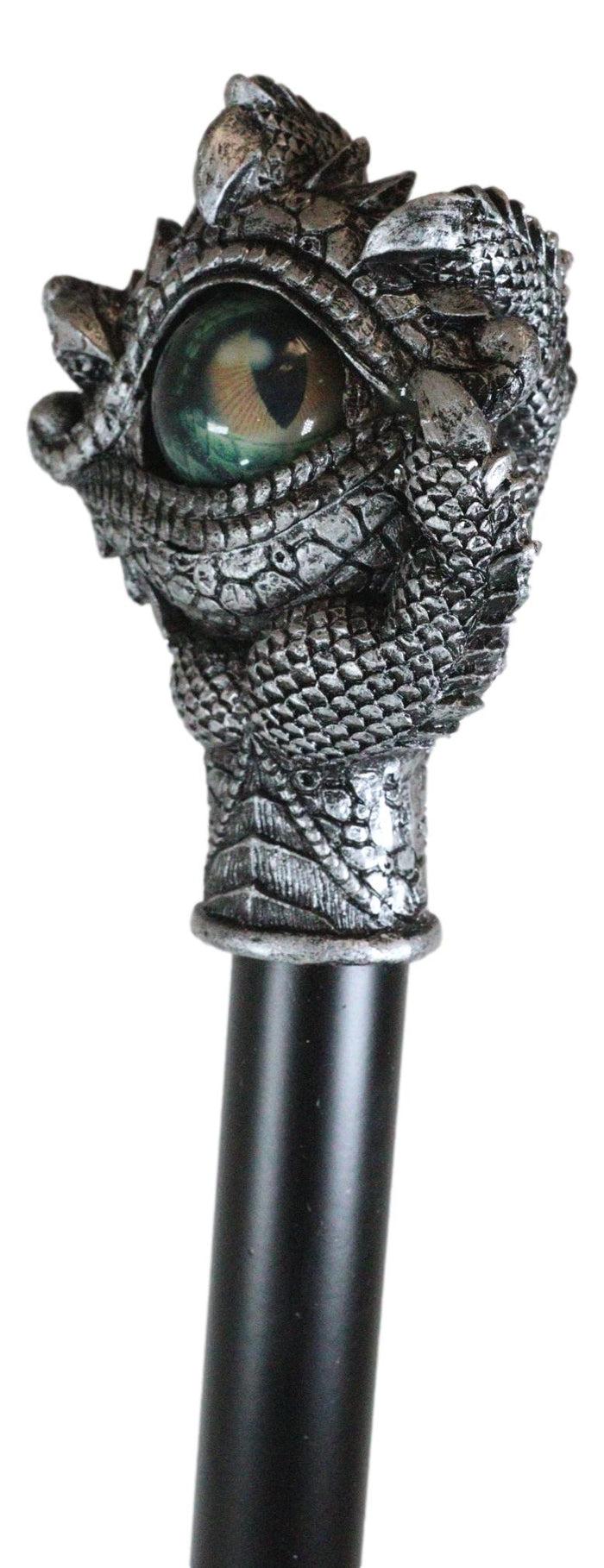 Ebros Gift Fantasy Ocular Evil Eye Of Sauron And Dragon Claws Swagger Cane Cosplay Stick