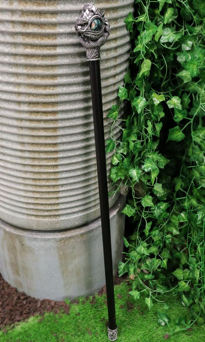 ebros gift Fantasy Ocular Evil Eye Of Sauron And Dragon Claws Swagger Cane Cosplay Stick