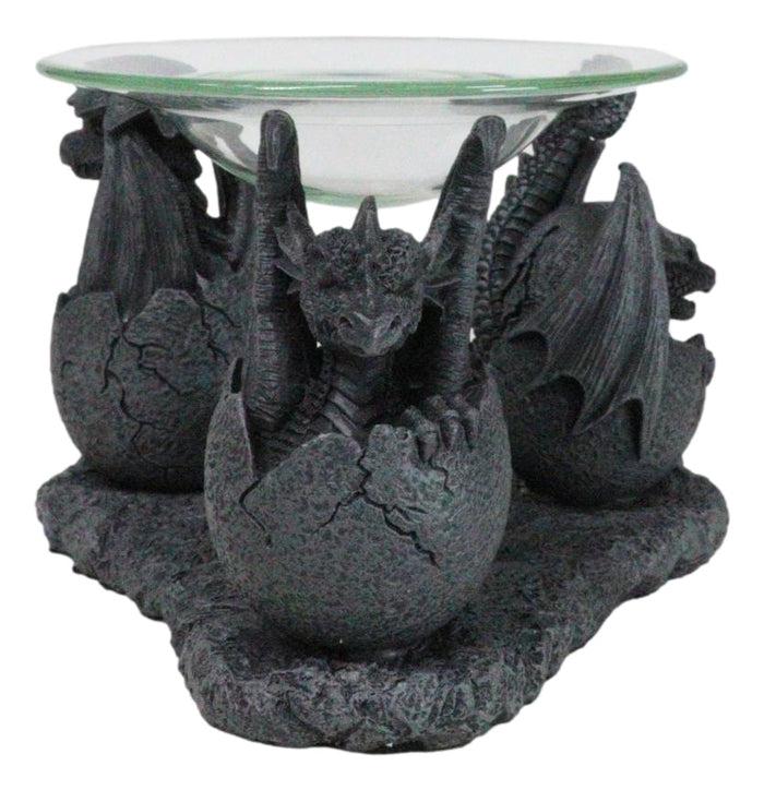 Ebros Gift Fantasy Trio Gargoyle Dragons In Eggs Hatchling Candle Oil Burner Figurine