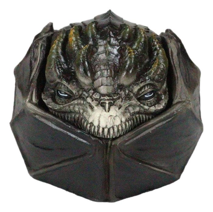 Ebros Gift Fear The Dragon Green Hibernating Small Trinket Jewelry Box Stanley Morrison