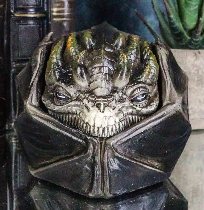 ebros gift Fear The Dragon Green Hibernating Small Trinket Jewelry Box Stanley Morrison