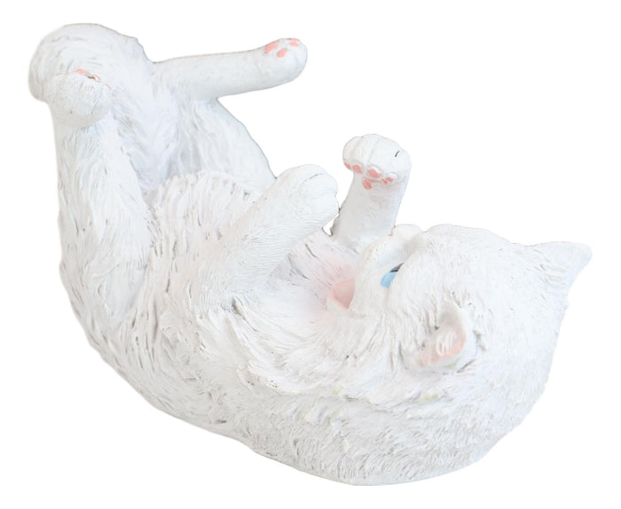 Ebros Gift Feline Purrfectly Divine White Angel Kitty Cat Wine Bottle Holder Caddy Figurine