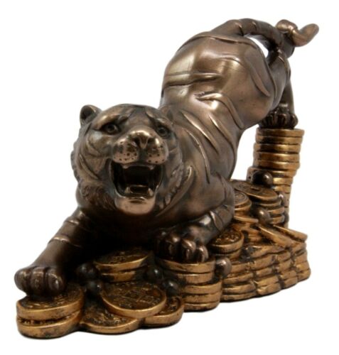 Ebros Gift Feng Shui White Tiger Of The West Protection & Power Decor Talisman Figurine