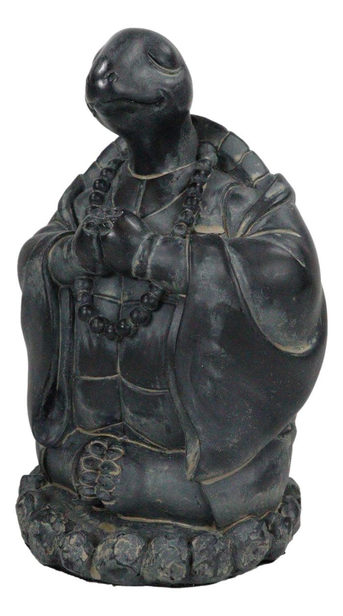 Ebros Gift Feng Shui Zen Celestial Buddha Turtle Chanting Mantra Decorative Talisman Statue
