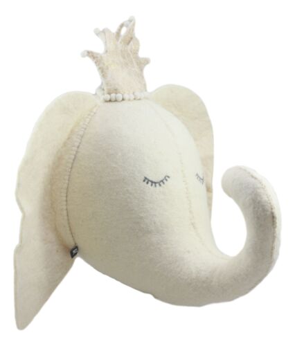 Ebros Gift Fiona Walker England Handmade Organic Elephant Princess Wall Decor Large 15"W