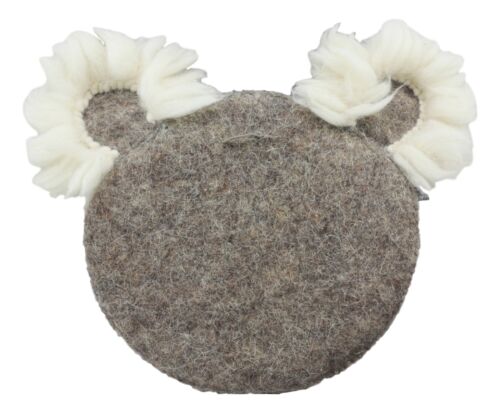 Ebros Gift Fiona Walker England Handmade Organic Koala Bear Head Wall Decor Mini 8.5"Tall