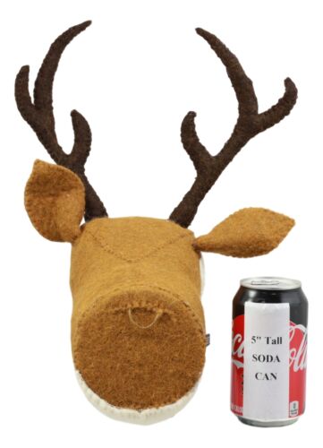 Ebros Gift Fiona Walker England Handmade Organic Mini Sleepy Deer Head Hanging Wall Decor