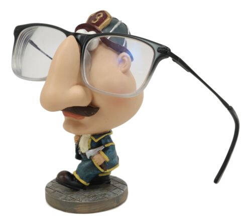 ebros gift Fireman Fire Fighter 911 Novelty Whimsical Eyeglass Spectacle Holder Statue
