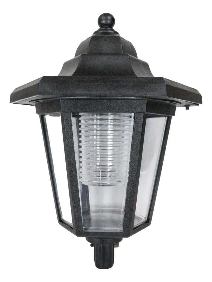 Ebros Gift Fixed Position Plastic Solar LED Lantern Decorative Replacement For Garden Light Statues