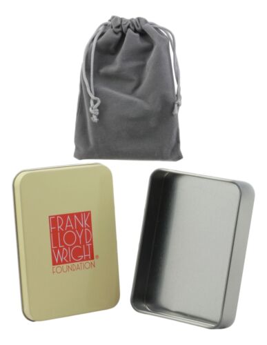 Ebros Gift FLW Frank Lloyd Wright Coonley Playhouse Credit Card Holder Case RFID Protection
