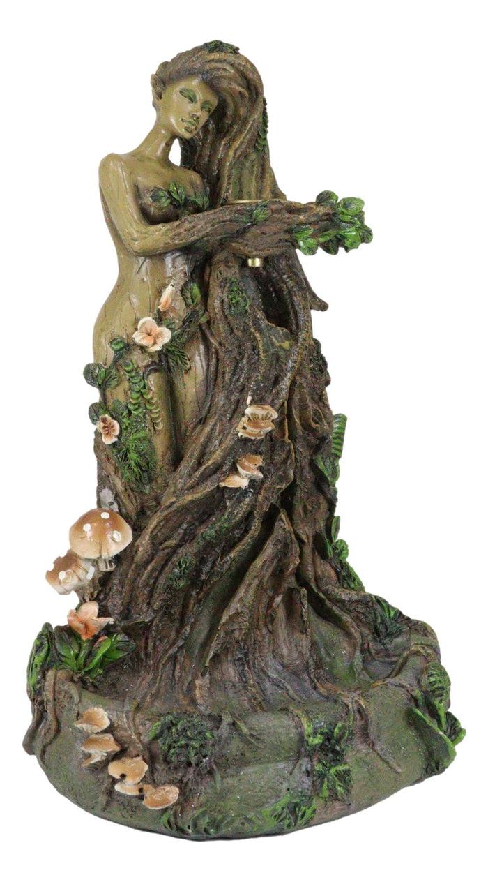 Ebros Gift Forest Celtic Greenman Tree Woman Gaia Ent Backflow Incense Cone Burner Decor