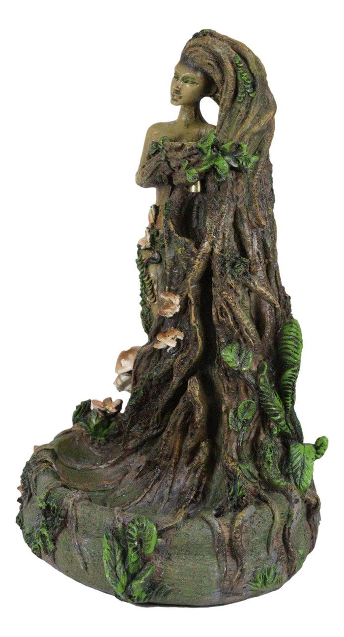 Ebros Gift Forest Celtic Greenman Tree Woman Gaia Ent Backflow Incense Cone Burner Decor