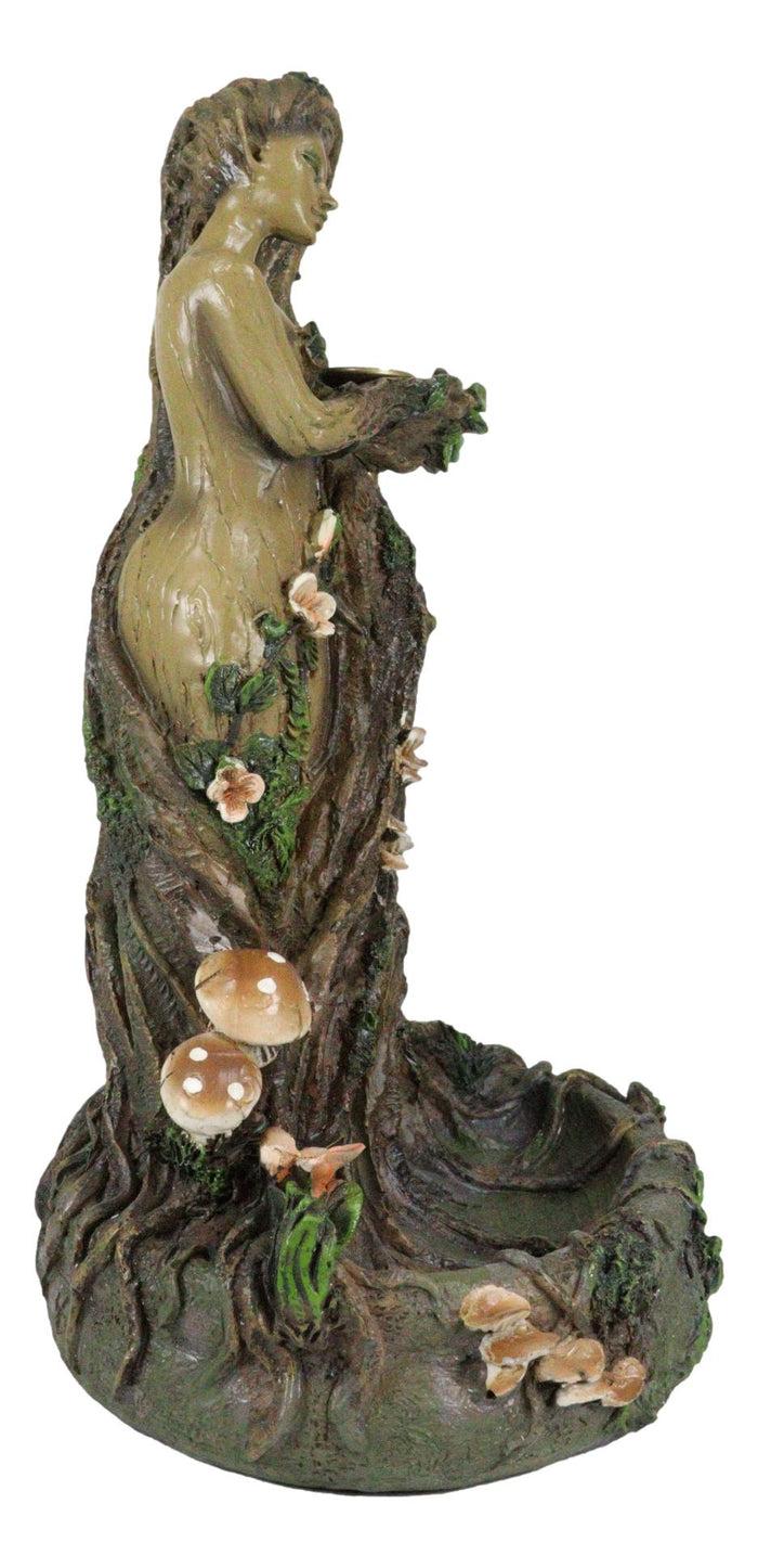 Ebros Gift Forest Celtic Greenman Tree Woman Gaia Ent Backflow Incense Cone Burner Decor