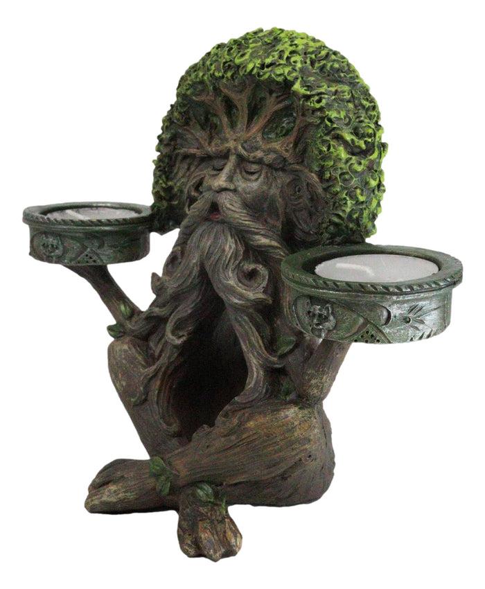 Ebros Gift Forest God Greenman Tree Ent Backflow Incense Burner And Candleholders Figurine