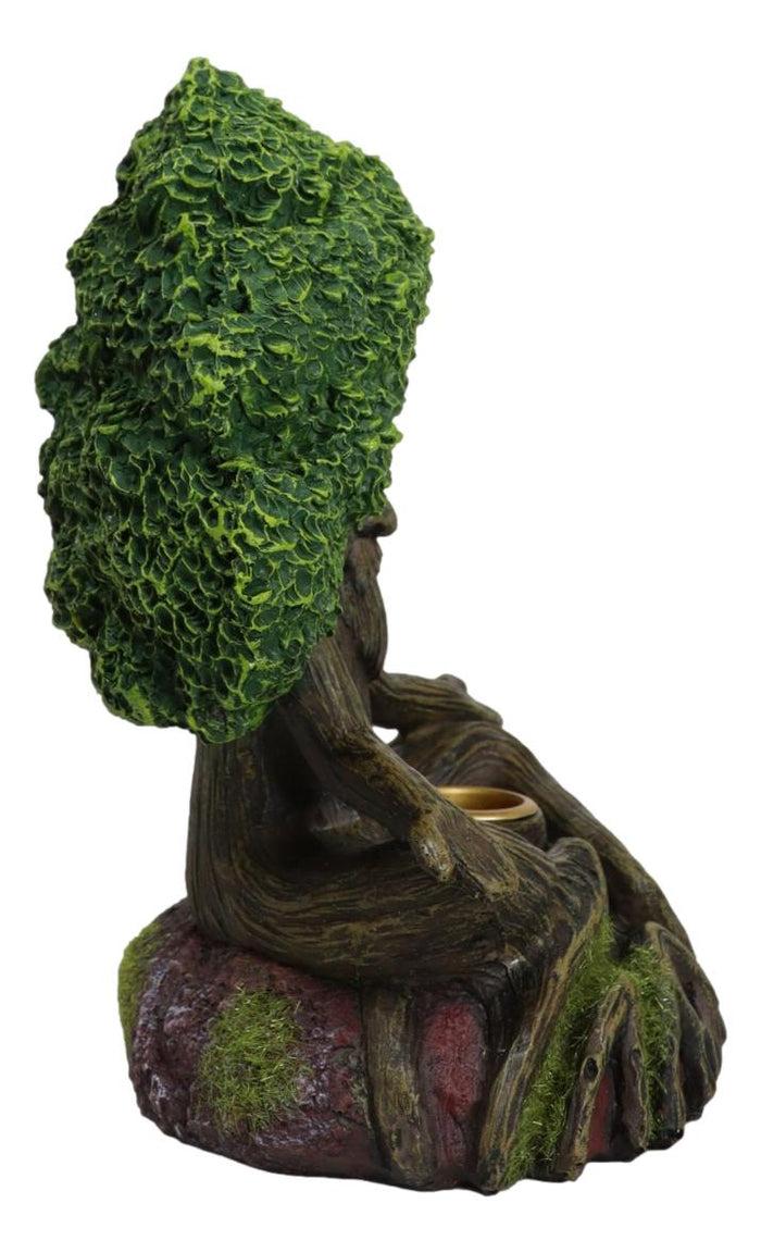 Ebros Gift Forest Greenman Tree Man Ent Meditating Backflow Incense Cone Burner Figurine