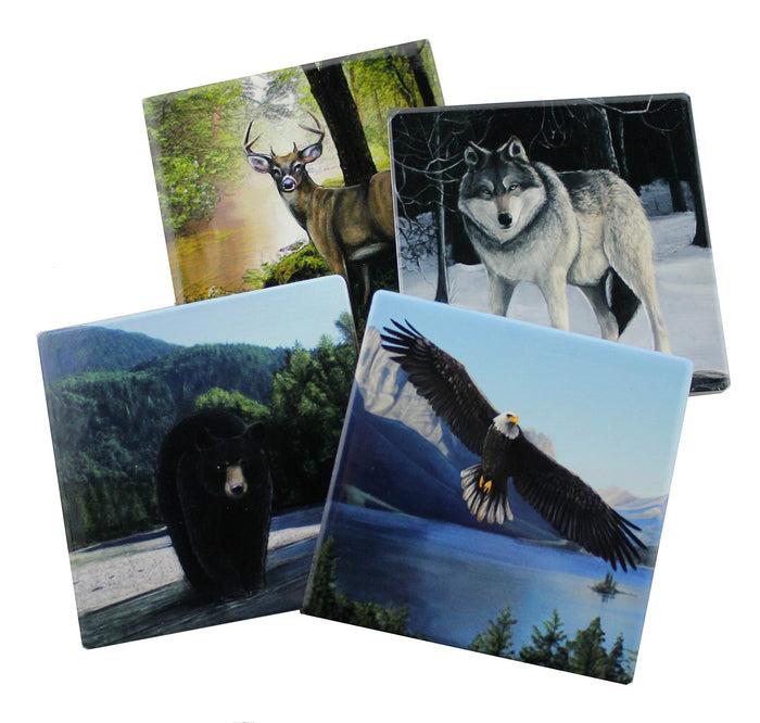 ebros gift Forest Pack- Protect Your Furniture with These Decorative Coasters