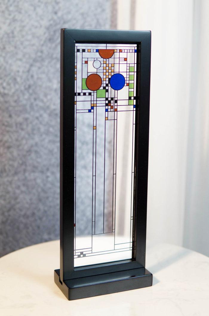 Ebros Gift Frank Lloyd Wright Coonley Playhouse Window Panels Stained Glass Plaques Set