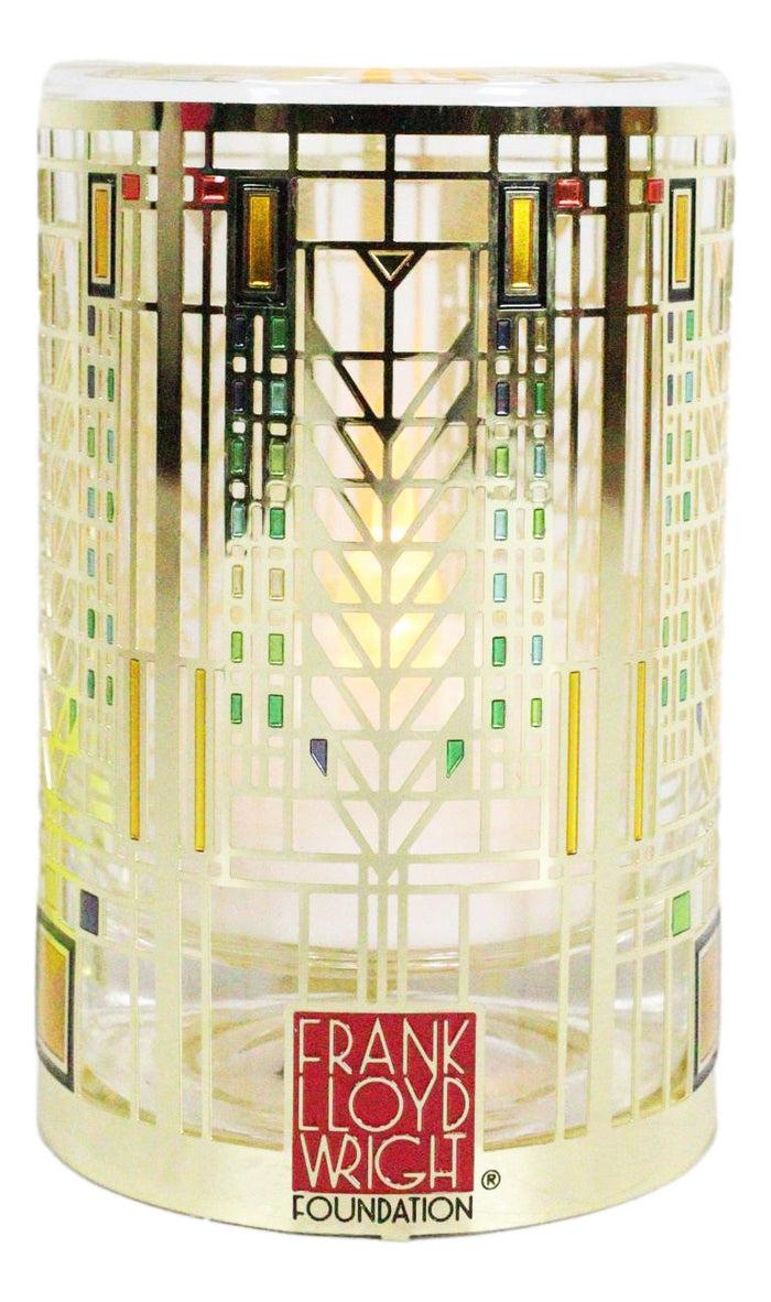 Ebros Gift Frank Lloyd Wright Darwin Martin House Tree Of Life Brass Votive Candle Holder
