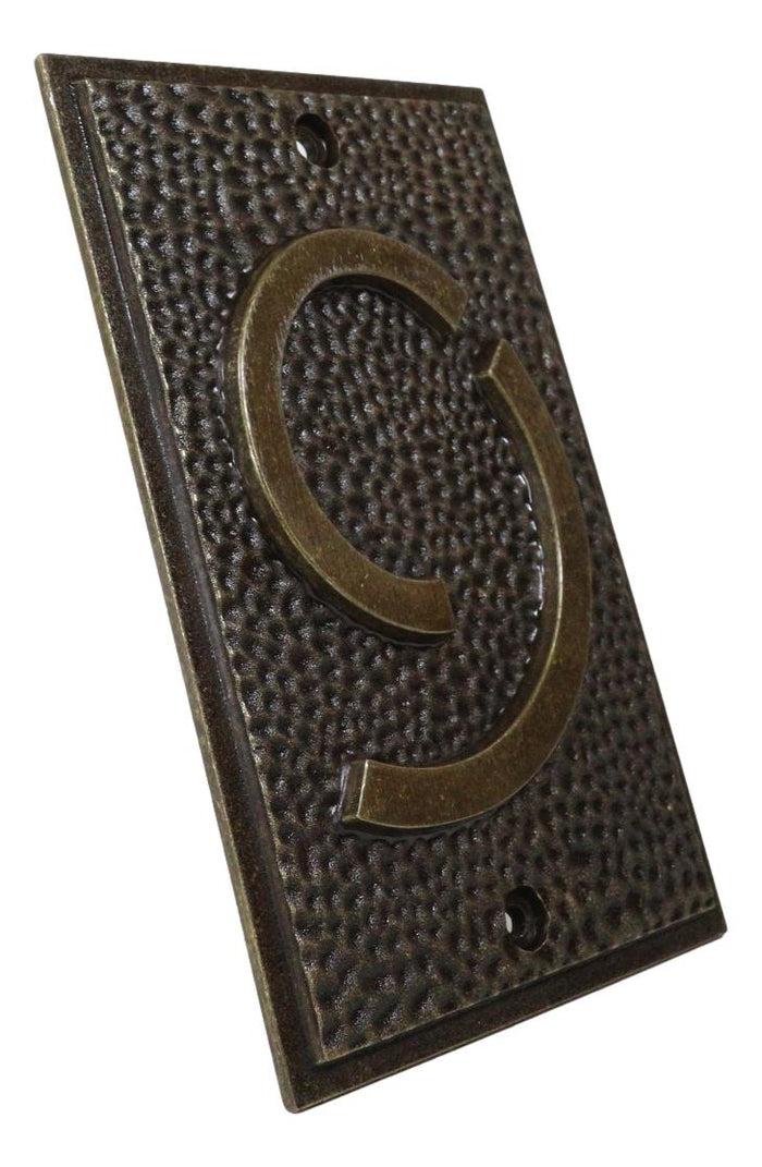 Ebros Gift Frank Lloyd Wright Exhibition House Address Number 9 Nine Wall Door Plaque Plate