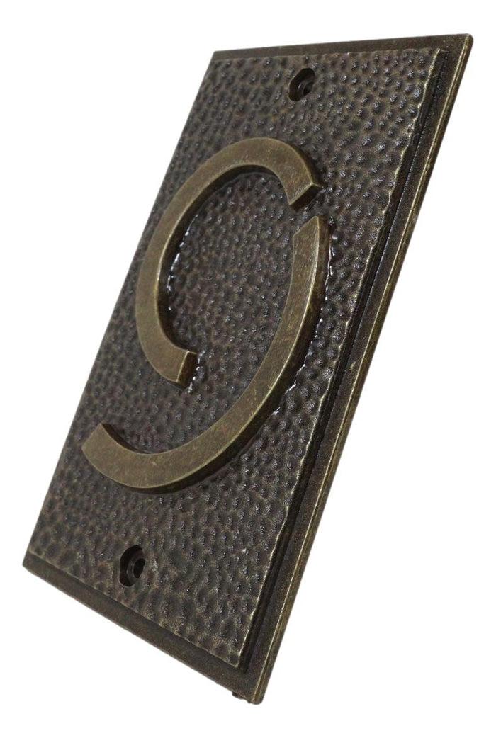 Ebros Gift Frank Lloyd Wright Exhibition House Address Number 9 Nine Wall Door Plaque Plate