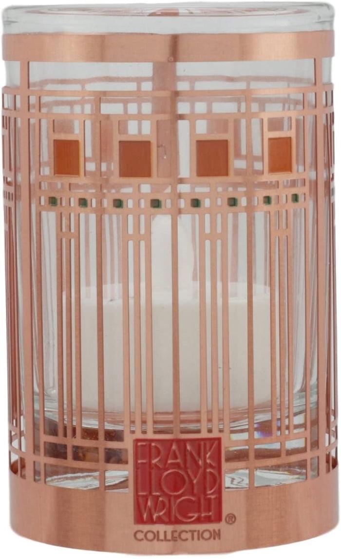 Ebros Gift Frank Lloyd Wright Oak Park Home & Studio Art Glass Window Votive Candle Holder
