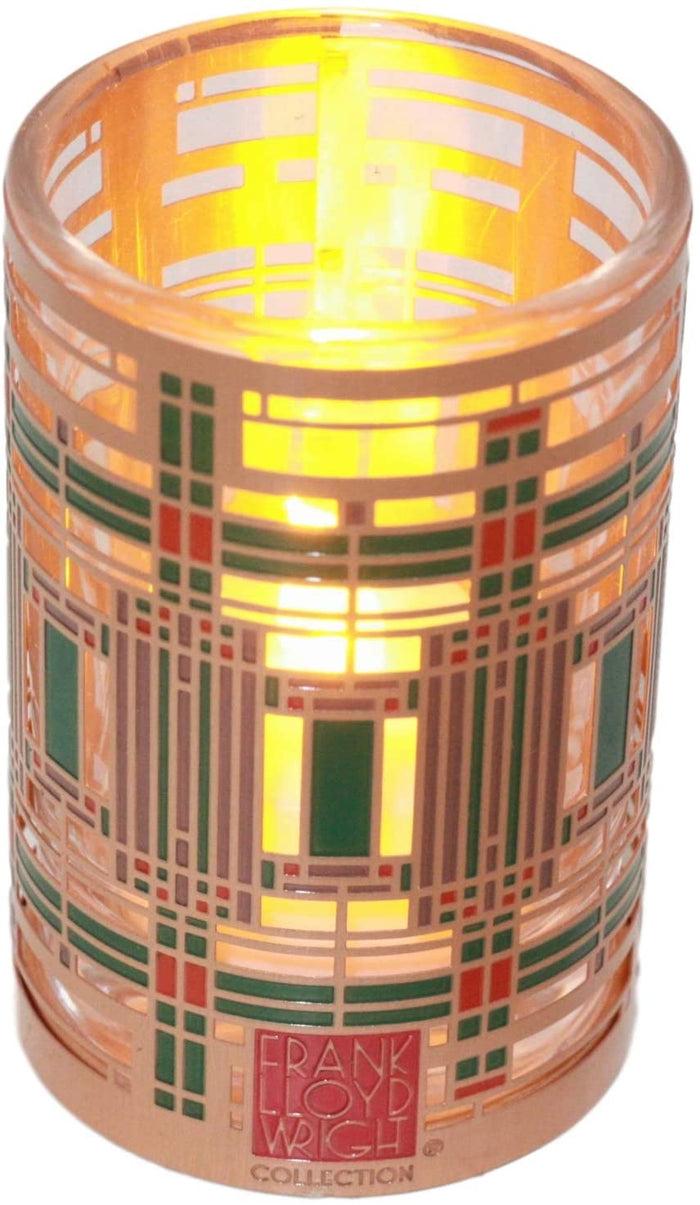 Ebros Gift Frank Lloyd Wright Oak Park Studio Reception Hall Skylight Votive Candle Holder