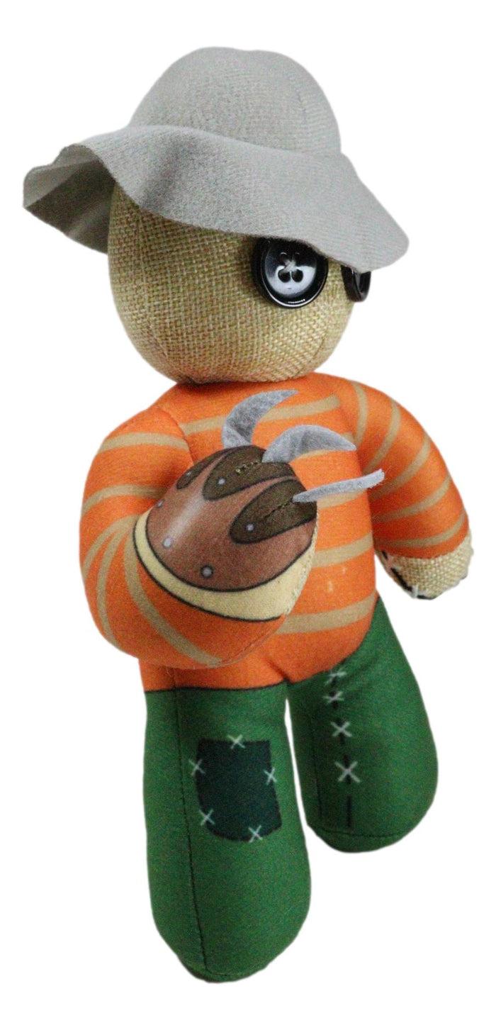 Ebros Gift Fred Freddy Krueger Pinheadz Monster Villain With Voodoo Stitches Plush Toy Doll