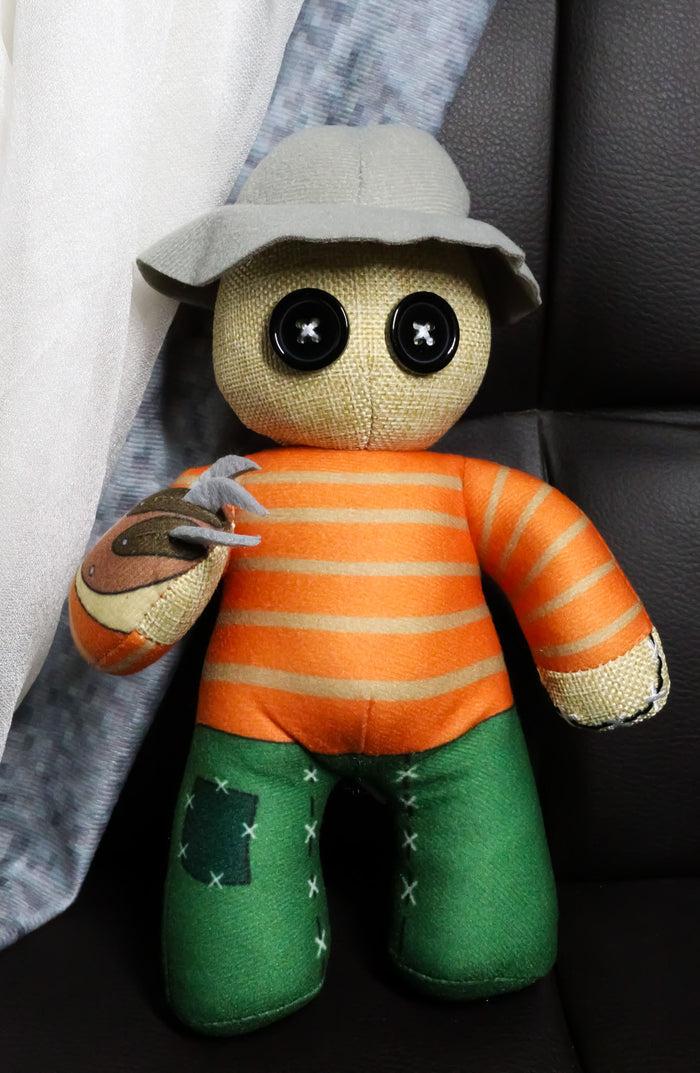 ebros gift Fred Freddy Krueger Pinheadz Monster Villain With Voodoo Stitches Plush Toy Doll