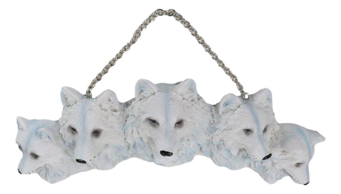 Ebros Gift Full Moon 2 Howling Wolves Dreamcatcher Beaded Lace Feather Wall Plaque Decor