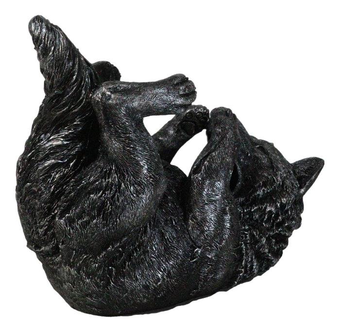 Ebros Gift Full Moon Werewolf Rustic Woodlands Native Gray Wolf Wine Holder Figurine 9"L