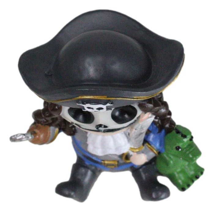 Ebros Gift Furry Bones Arrr Matey Villain Pirate Captain Hook Peter Pan Figurine Furrybones