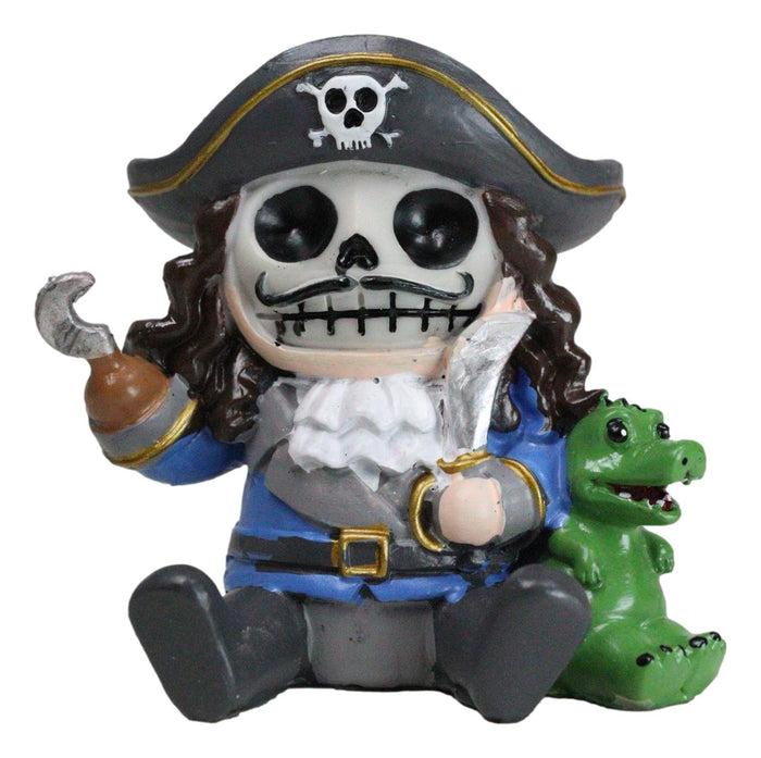 ebros gift Furry Bones Arrr Matey Villain Pirate Captain Hook Peter Pan Figurine Furrybones