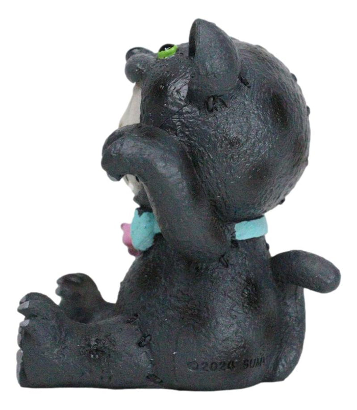 Ebros Gift Furry Bones Basheera Voodoo Skeleton With Pink Panther Doll Figurine Collectible