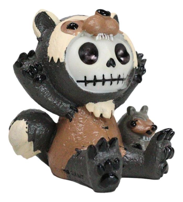 Ebros Gift Furry Bones Hugh The Skunk Bear Wolverine Voodoo Skeleton Figurine Collectible