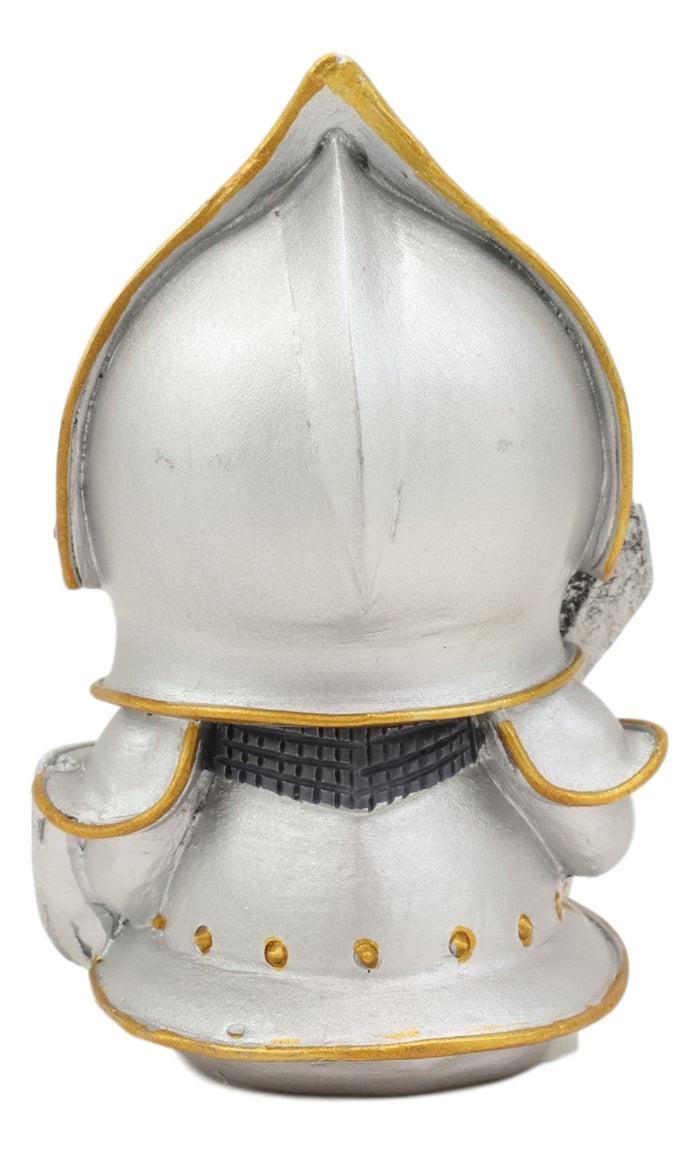 Ebros Gift Furry Bones Medieval Suit Of Armor Knight Sir Kay Skeleton Figurine Furrybones