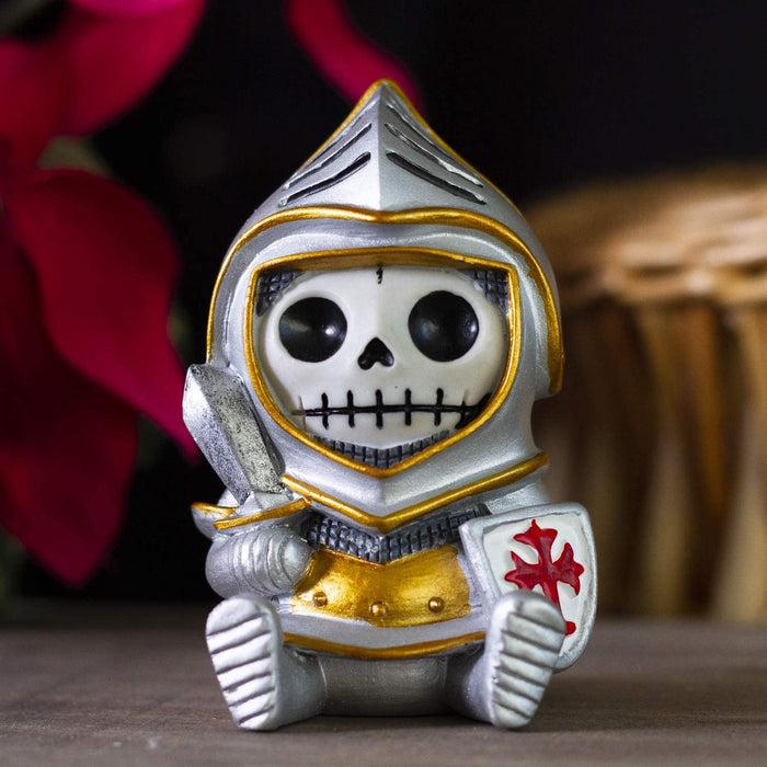 ebros gift Furry Bones Medieval Suit of Armor Knight Sir Kay Skeleton Figurine Furrybones