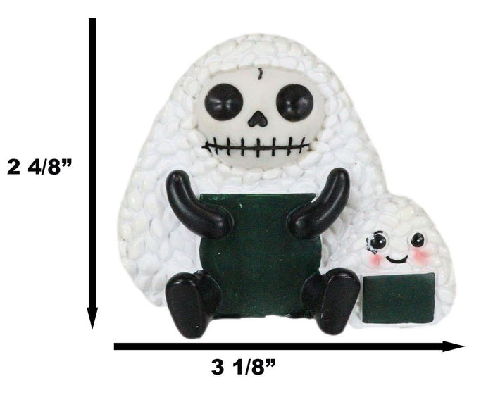 Ebros Gift Furry Bones Musubi Japanese Spam And Rice Snack Skeleton Furrybones Figurine