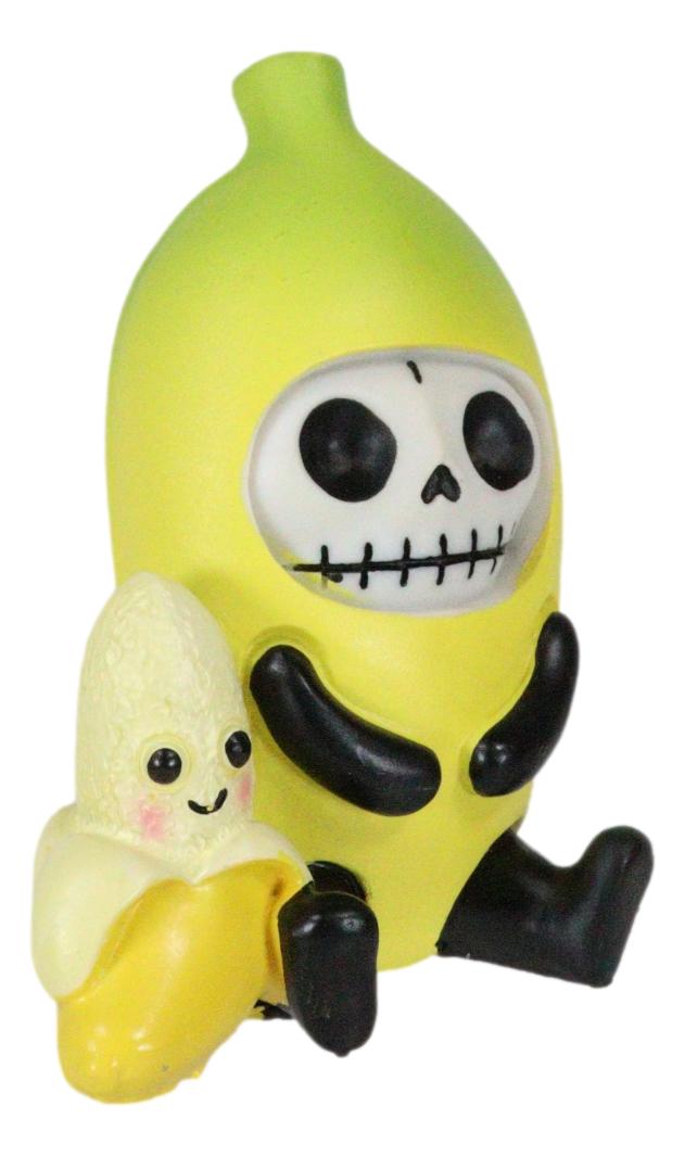 Ebros Gift Furry Bones Na Na Banana Lover Surprise Skeleton Collectible Furrybones Figurine