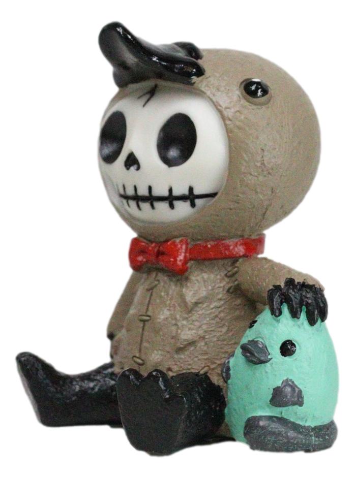 Ebros Gift Furry Bones Platypus Bill Holding Egg Voodoo Skeleton Figurine Furrybones