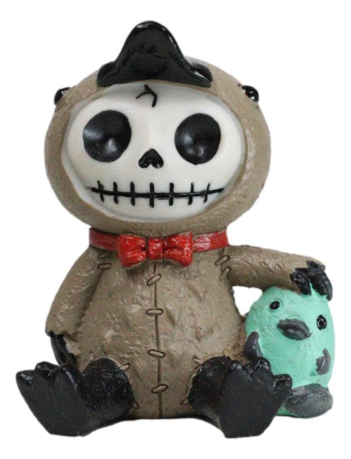 ebros gift Furry Bones Platypus Bill Holding Egg Voodoo Skeleton Figurine Furrybones