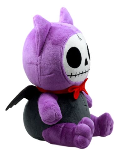 Ebros Gift Furry Bones Skeleton Flappy The Bat With Red Bow Tie Plush Toy Doll Collectible