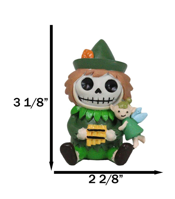 Ebros Gift Furry Bones Whimsical Peter Pan With Tinker Bell Skeleton Figurine Furrybones
