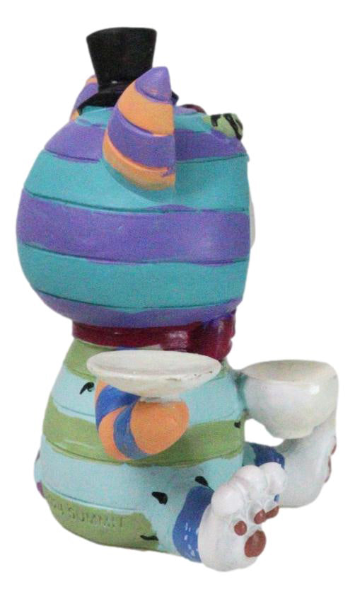Ebros Gift Furry Bones Whimsical Wonderland Cheshire Cat Alice Decor Figurine Furrybones