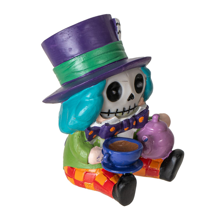 Ebros Gift Furry Bones Whimsical Wonderland Mad Hatter Alice Skeleton Figurine Furrybones