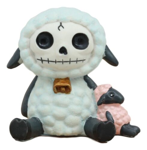 Ebros Gift Furry Bones Woolee The Blue Sheep Skeleton Figurine Furrybones Collectible Decor